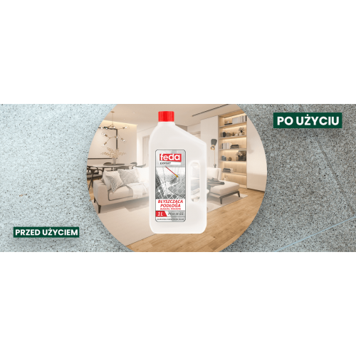 Płyn Do Mycia Podłóg Czyszczenia Glazury Środek 1L Błyszcząca Podłoga Feda