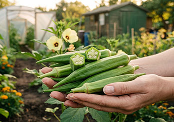 Okra (ketmia jadalna) - uprawa w Polsce, pielęgnacja i właściwości. Jak sadzić egzotyczne warzywo w ogrodzie?