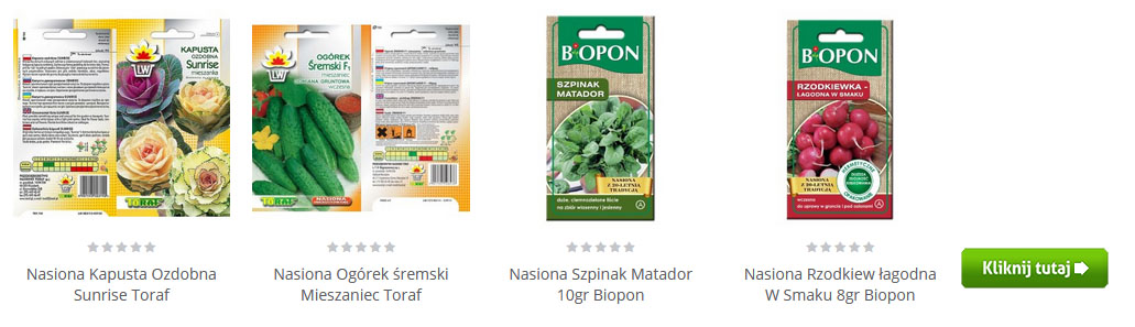 nasiona warzyw Biopon Toraf Gardenowo